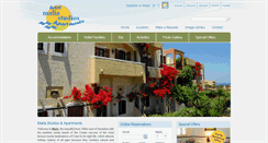 Desktop Screenshot of maliastudioshotel.com